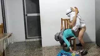 إباحي عربي صريح: القس يشاهد زوجين غير مخلصين يمارسان الجنس